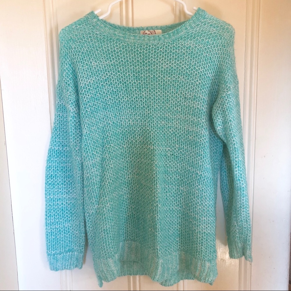 Beautiful greenish blue sweater from So - small